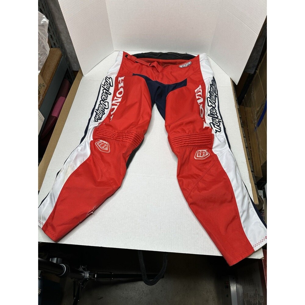 Troy Lee Designs HONDA GP Air Pants Red White Size 36 MX ATV MTB DH BMX